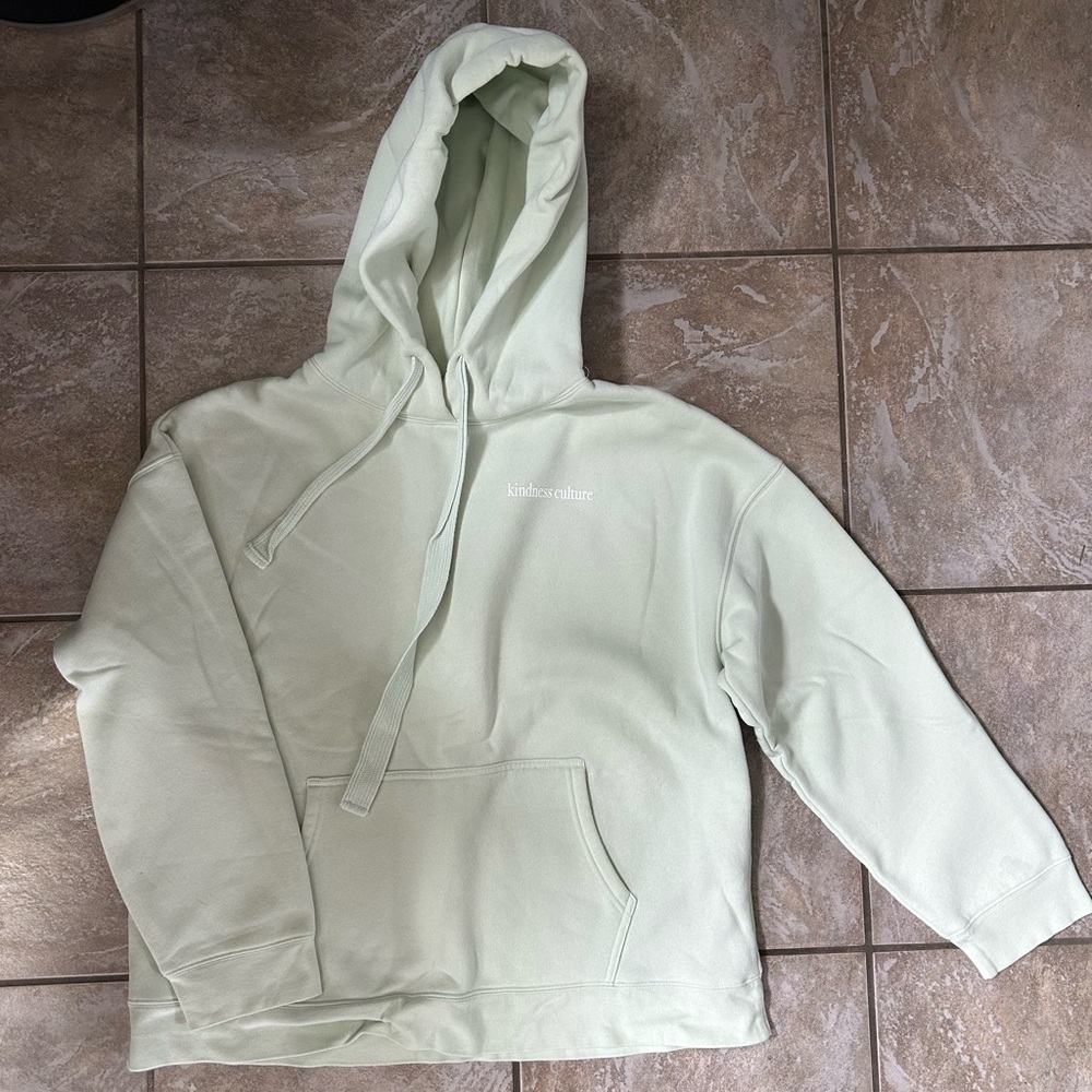 Brunette The Label Sage Green Crewneck Hoodie